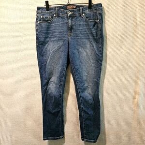 Torrid Sz 12R Boyfriend Straight Leg Dark Wash Denim Jeans